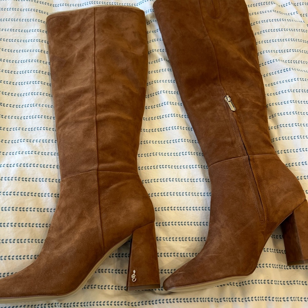 Sam Edelman brown suede boots new size 9